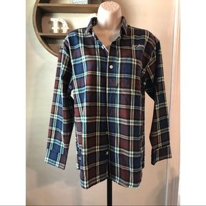 Men's Large Plaid NWT Columbia Button Down Shirt